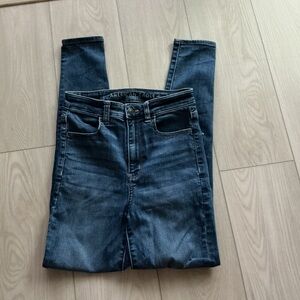 American Eagle Outfitters Women's Blue Skinny Jeans